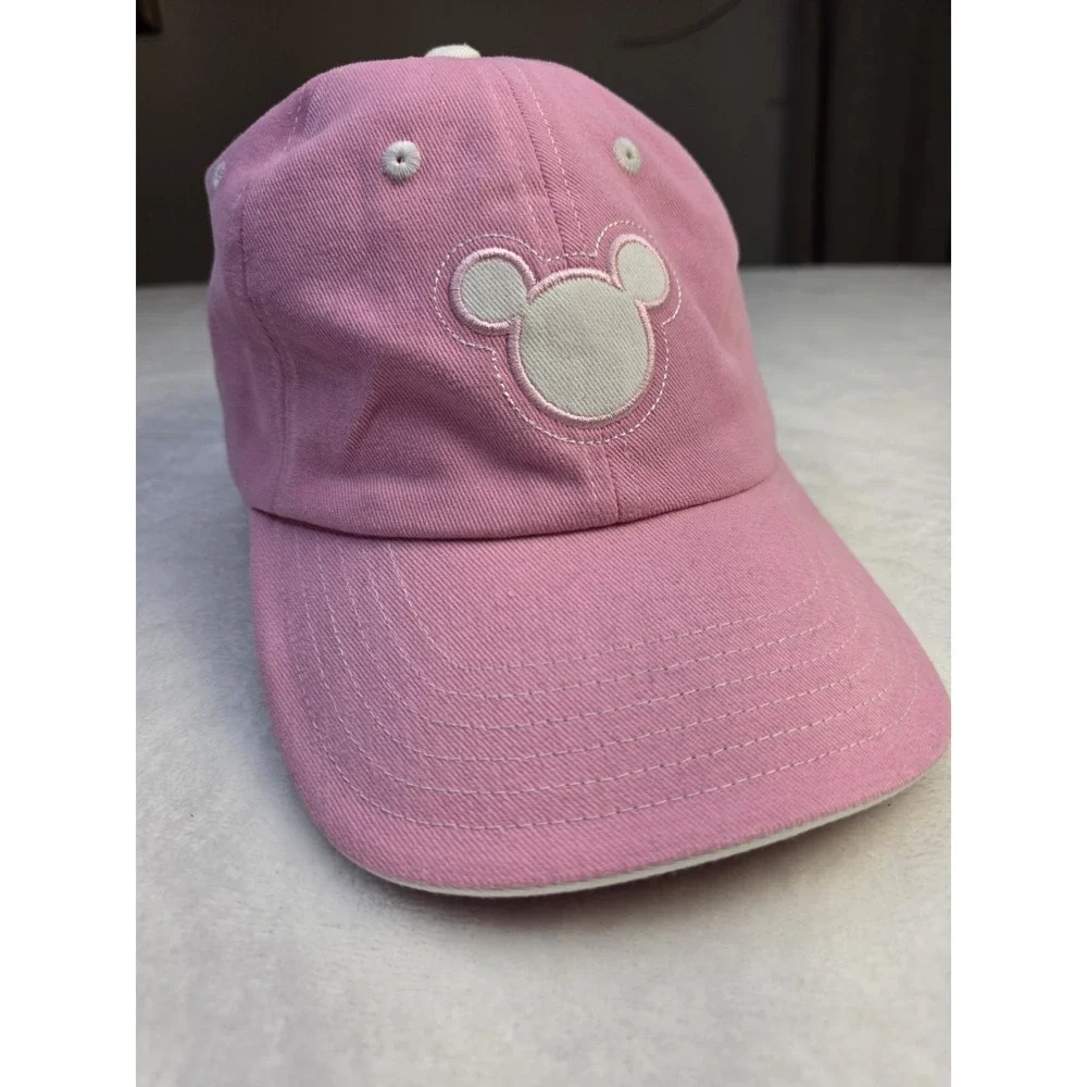 Coquette Pastel Disney Mickey Mouse Pink Florida Embroidered Baseball Cap Hat